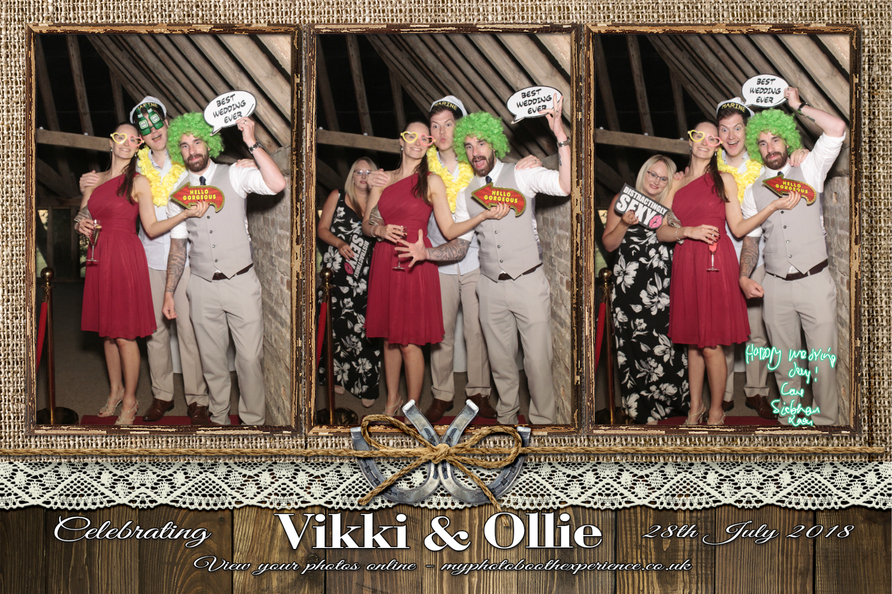 Vikki & Ollie's Wedding | View more photos from the event at gallery.myphotoboothexperience.co.uk/u/MyPhotoBoothExperienceLtd/Vikki-Ollies-Wedding